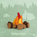 Campfire Feu de Camp Camping - Amigurumi Crochet - FROGandTOAD Creations - THUMB 1